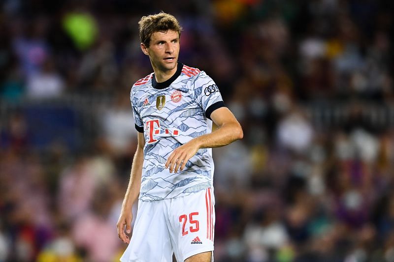Thomas Muller scored against Barcelona at Camp Nou.
